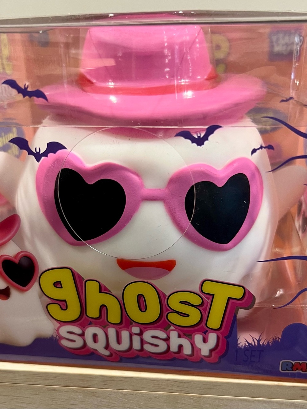 👻RMS Crazy Fun Ghost with Pink Hat & Sunglasses Squishy 🩷